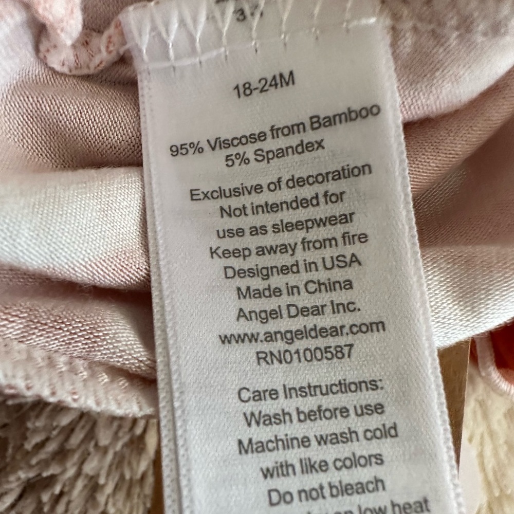 💙5/$25💙Angel Dear Viscose High Rise Shortie NWT 18-24M - Picture 6 of 8